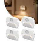 Luz LED nocturna con sensor de movimiento para niños - 4 unidades