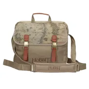 Bolsa Multifuncional de Tela Canvas Mapa Hobbit Marrón