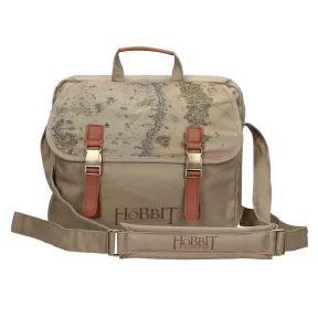 Bolsa Multifuncional de Tela Canvas Mapa Hobbit Marrón