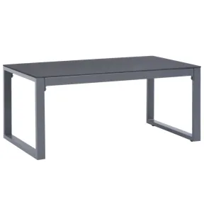 Mesa de centro de aluminio 90x50x40 cm de vidaXL