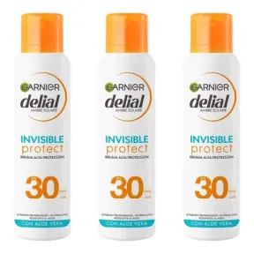 Bruma Solar Invisible Garnier Delial 3x150 ml Corporal