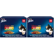 Purina y Felix: Dúo de 88 Sobres Maxi Paquete, 7,48 kg