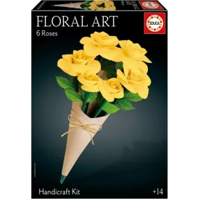 Ramo Floral de 6 Rosas Amarillas - Educa