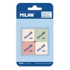 Goma de borrar MILAN 430 - Paquete de 4 unidades