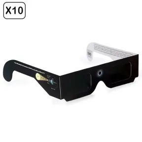 Gafas Homologadas para Eclipses Solares - Pack de 10