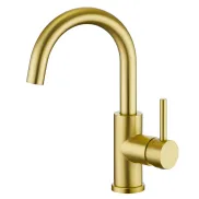 Grifo Oro de Acero Inoxidable para Cocina