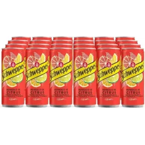 Refresco Bajo en Calorías Schweppes Citrus 24x33cl