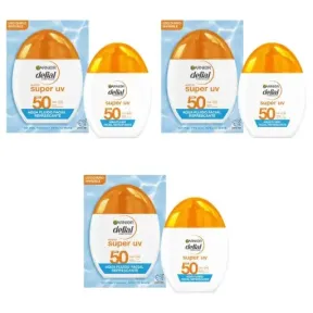 Aqua Fluido Facial Refrescante Garnier Delial Super UV 3x