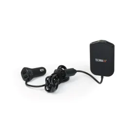 Cargador Technaxx para coche familiar con 4 puertos USB