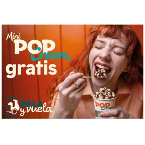 ¡Gratis Mini Pop Cream! Pedido mínimo 10€ en Pilla y Vuelta