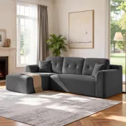 Sofá Modular Esquinero de 244 cm con Chaise Longue Izquierda