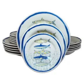 Set de 18 platos grandes para 4-6 personas - Envío Gratis