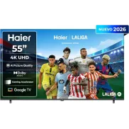 Smart TV Haier K85 55" 4K UHD con Google TV y Chromecast
