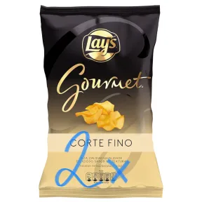 Lay's Gourmet 2 x 170g - Finas Patatas Fritas en Bolsa