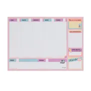 Organizador Semanal con Pegatinas - Mr. Wonderful, 120 Páginas