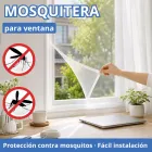 Mosquitera Transparente Adhesiva para Ventana Sin Taladros