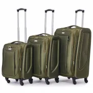 Maletas Tromso" en verde - Set de 3 (20", 24", 28)