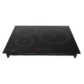 Inducción QILIVE Q.6372 de 3 zonas, 29 cm grande, táctil