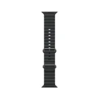 Correa negra Titanio natural para Apple Watch 49mm