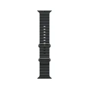 Correa negra Titanio natural para Apple Watch 49mm