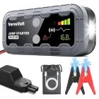 Arrancador Portátil 10000A con Linterna LED y Pantalla LCD