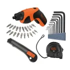 Destornillador inalámbrico Black+Decker 3,6V con accesorios
