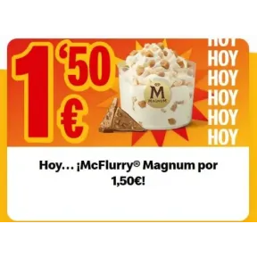 Magnum McFlurry en McDonald’s
