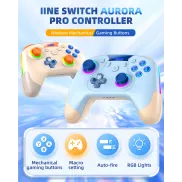 Mando Inalámbrico RGB para Nintendo Switch y Steam