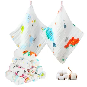 Muselinas de Algodón para Bebés - Pack de 10 Reutilizables