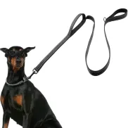 Correa Reflectante para Perros Grandes 183cm con 2 Asas