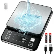 Báscula de Cocina Impermeable Recargable - 0.1g-10kg DIYIFE