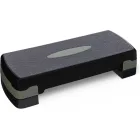 Escalón Ajustable Aeróbico para Ejercicios en Casa - Negro/Gris