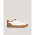 Zapatillas Pepe Jeans Kenton clásicas en ante blanco
