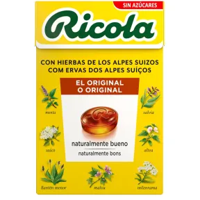 Ricola Original: Caramelos Sin Azúcar para Garganta y Respiración