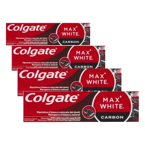 Pasta de Dientes Colgate Max White Carbón Activo 4 x 75ml