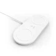 Base de carga inalámbrica Belkin Dual Pad 2x15W Blanco