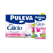 Leche Desnatada Puleva Calcio - Pack 6 x 1Lt (5'40€)
