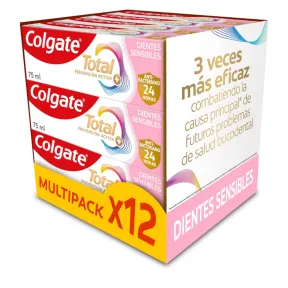 Pasta de dientes Colgate Total para Dientes Sensibles 12 x 75ml