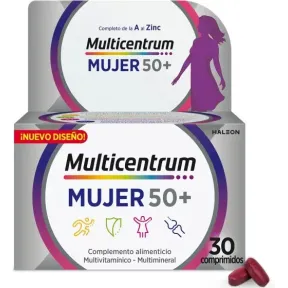 30 comprimidos Mujer 50+ MULTICENTRUM