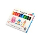 Diez rotuladores multicolor Pocoyo Bruynzeel punta extragruesa