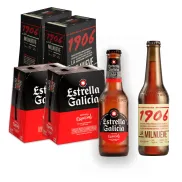 12 botellas de 1906 Reserva Especial y Estrella Galicia | Envío gratis