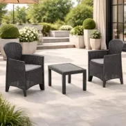 Conjunto Akita de Jardín: Mesa + 2 Sillones (precio con cupón)