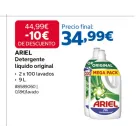 Detergente Líquido Original Ariel para 200 Lavados