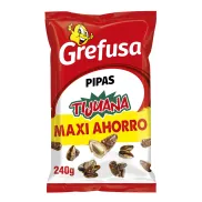 Pipas Tijuana MAXI de girasol - Pack de 240g Grefusa
