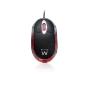 Mini ratón óptico Ewent ew3174, cable 1,15 m, 1000dpi