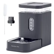 Dispensador de Agua para Mascotas 6.5L Gris, Sin Electricidad
