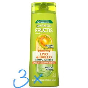 Garnier Fructis Hidraliso: 3 Champús 360 ml a 1,87€