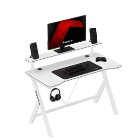 Huzaro Hero 1.9: Mesa Gaming de Acero con Fibra de Carbono