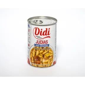 Judías con chorizo DIDI 415gr