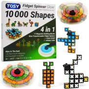 Fidget Spinner Glow TOSY - 16 Bloques Transformables